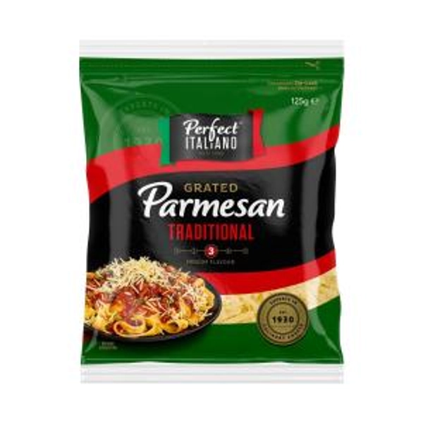 Perfect Italiano Grated Parmesan Cheese | 125g