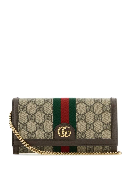 Gucci GG Supreme wallet-on-chain | One Size