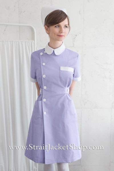 StraitJacket Shop - Etsy Cute Purple Nurse Uniform 