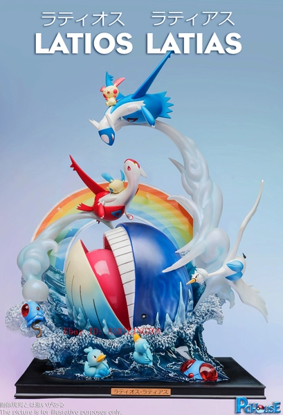 Latios Latias Resin PC House Figurine Statue Model Collections 41cm In Stock