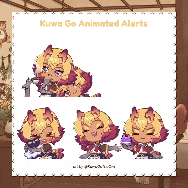 Animated Alerts by Kuwa Go (@kuwagotheowl)