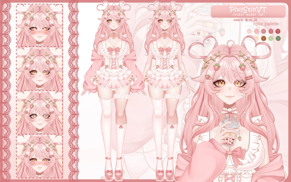 Vtuber model art by Cry (@Crynautica_)