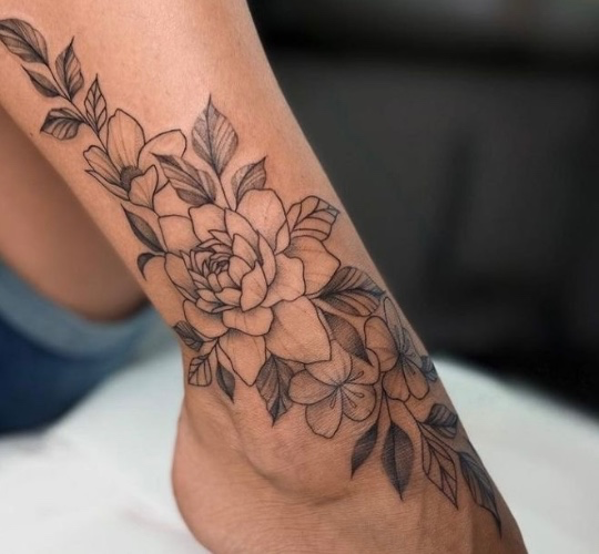 ankle tattoo 
