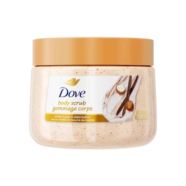 Dove Beauty Exfoliating Body Scrub - Vanilla Sugar & Shea Butter - 15oz