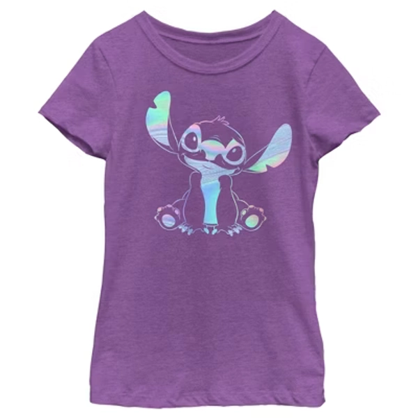 Girl's Lilo & Stitch Colorful Stitch T-Shirt
