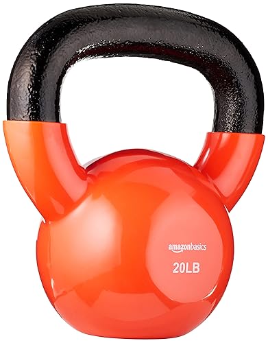 Amazon Basics Vinyl Kettlebell - 20 Pounds