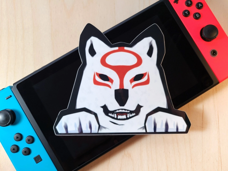 Amaterasu Peeker Sticker