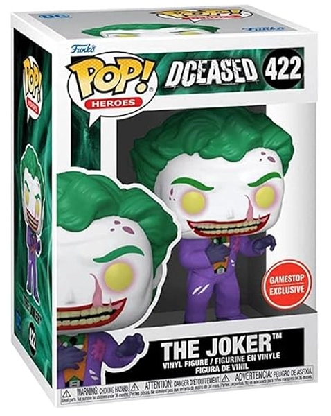 Funko pop Dceased Joker (Non-Bloody) 422 Vinyl Figure GameStop Exclusive