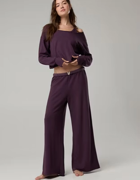 OFFLINE By Aerie OTT Fleece Super Wide Leg Pant
