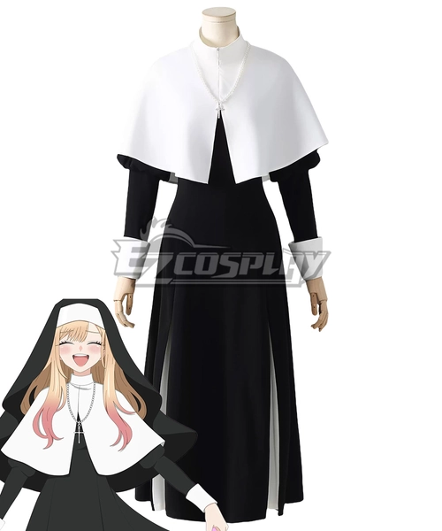 My Dress-Up Darling Season 2 Sono Bisque Doll Wa Koi Wo Suru Kitagawa Marin Nun Set Outfit Cosplay Costume