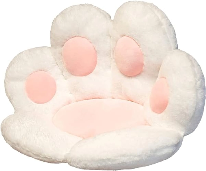 KINGGOO Seat Cushion Cat Paw Cozy Paw Shaped Chair Cushion Cute Chair Cushion Lazy Back Cushion Cat Paw Shaped Lazy Sofa Office Cushion