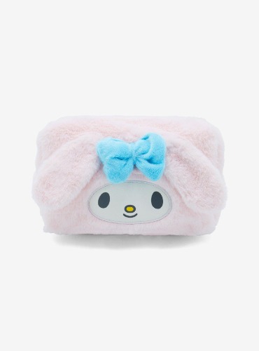 My Melody Fuzzy Plush Makeup Bag