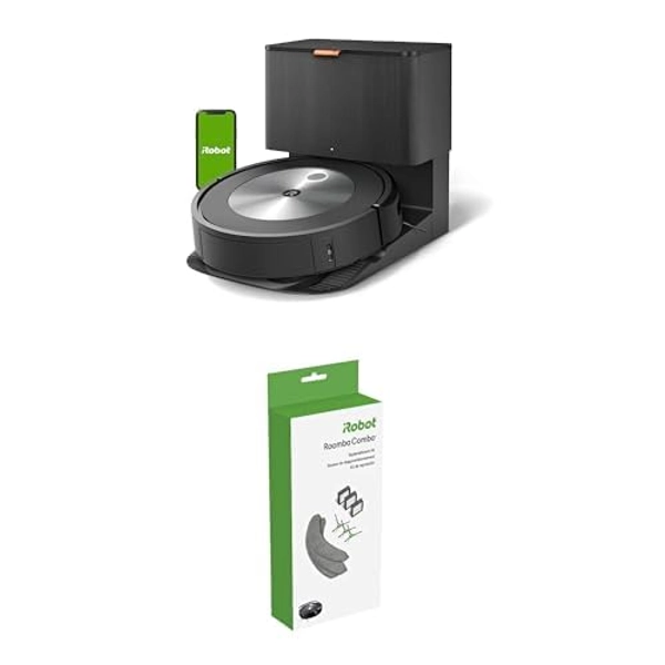 Bundle of iRobot Roomba j7+ (7550) Self-Emptying Robot Vacuum with iRobot Authentic Replacement Parts iRobot Roomba Combo™ j Series Replenishment Kit