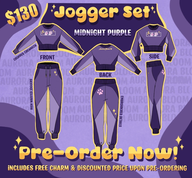 Midnight Purple Fullset !NEW! | Aurora Bloom Studios♡