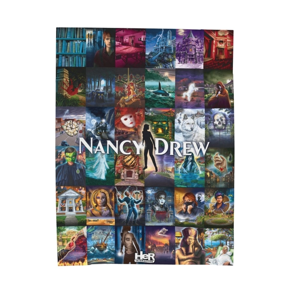 Nancy Drew Game Art Blanket