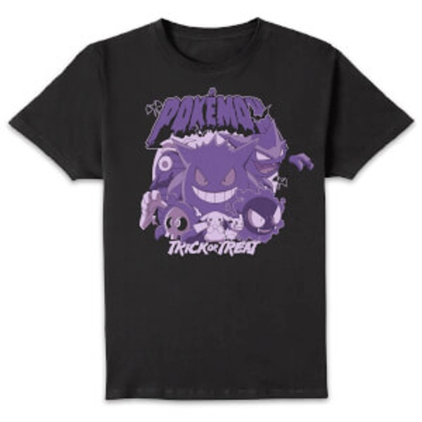 Pokémon Trick Or Treat T-Shirt - Black 