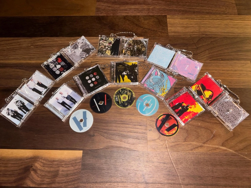 Twenty One Pilots NFC CD (mini) Album Keychains
