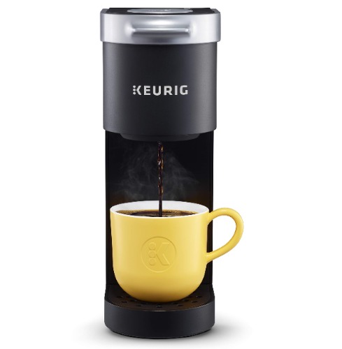 Keurig K-Mini Coffee Maker, Single Serve K-Cup Pod Coffee Brewer, 6 to 12 oz. Brew Sizes, Black - Black
