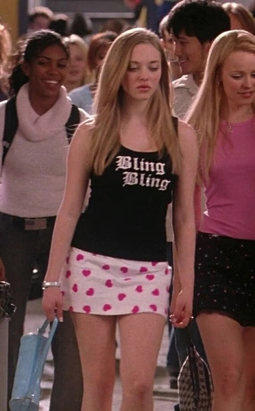 Karen Smith Bling Bling Tank Top | Karen Smith Tshirt | Mean Girls Tank Top | Y2K Slogan Tee | 2000s Baby Tee | 2000s McBling | Mean Girls