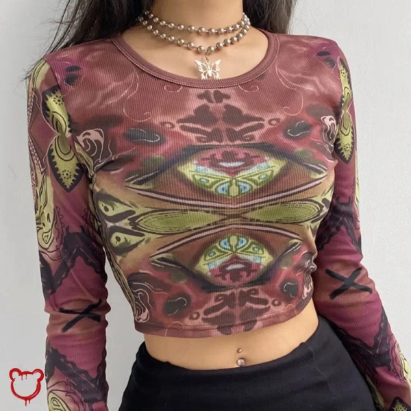 Grunge Harajuku Crop Top