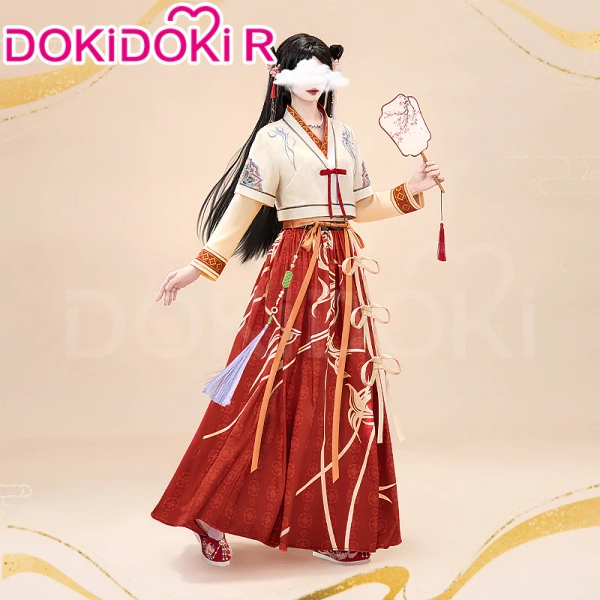 DokiDoki-R Game Love and Deepspace Cosplay Protagonist Costume Anthemy Wander In Wonder Flowery Cluster