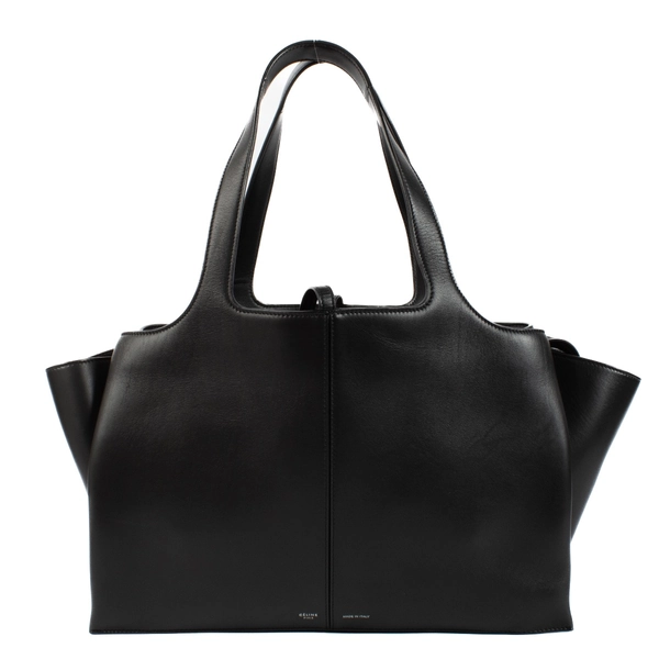 Celine Black Medium Tri-Fold Bag