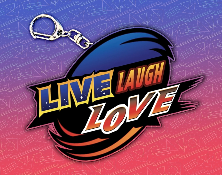 Live, Laugh and Love Acrylic Charm