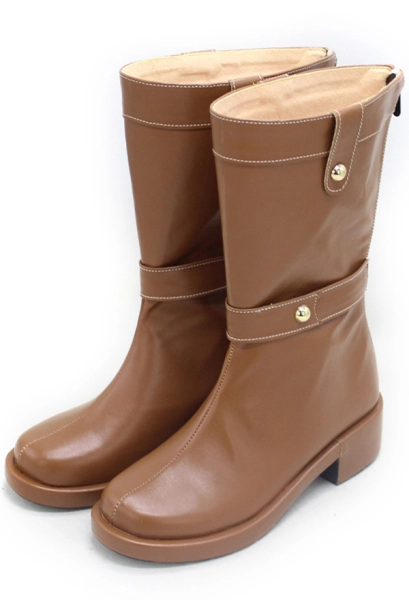 Frieren: Beyond Journey's End Frieren Cosplay Shoes Brown Boots