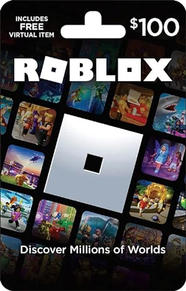 Roblox Physical Gift Card [Includes Free Virtual Item] [Redeem Worldwide]