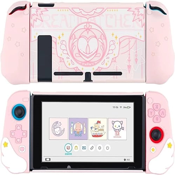 GeekShare Protective Case Compatible with Switch Console and Joy Con- Slim Cover Case with Ergonomic Design for Switch Model- Star Wings (For Switch 2017)