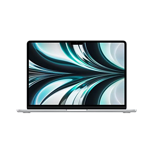 Apple 2022 MacBook Air avec Puce M2 : écran Liquid Retina de 13,6 Pouces, 8GB de RAM, 512 Go de Stockage SSD ; Argent