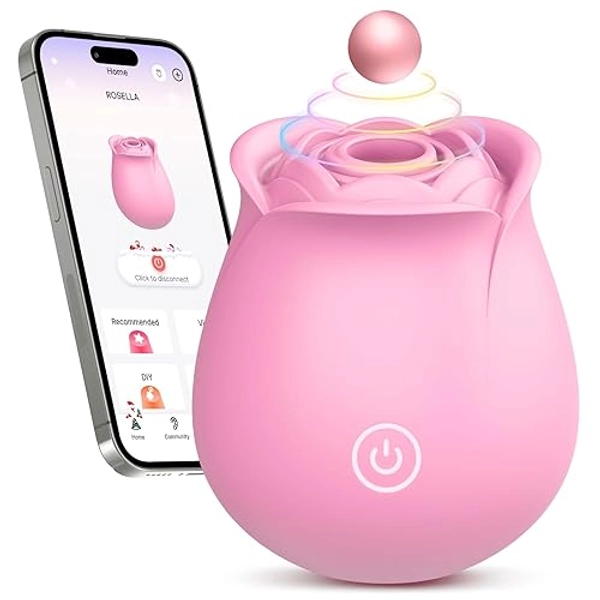 Vibrator Dildo Sex Toys for Women - Neworld Rose Sex Toy with Vibrating G Spot Vibrators & 9 Sucking Modes for Clitoral Nipple Stimulation Anal Dildos Adult Sex Toys Games for Couples Sex Machine