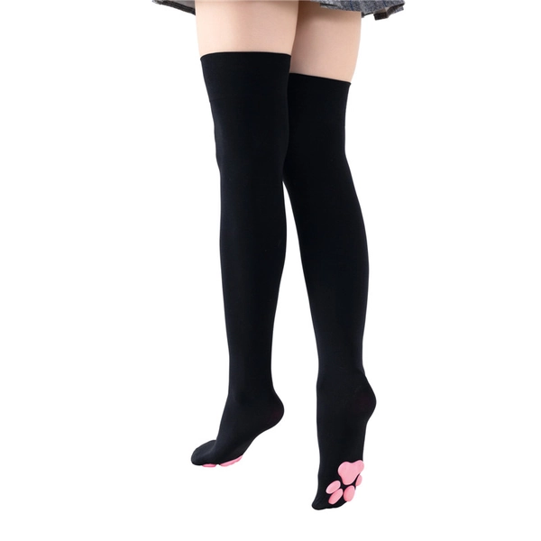 3D Paw Pad Long Silk Stockings - LittleForBig Cute & Sexy Products