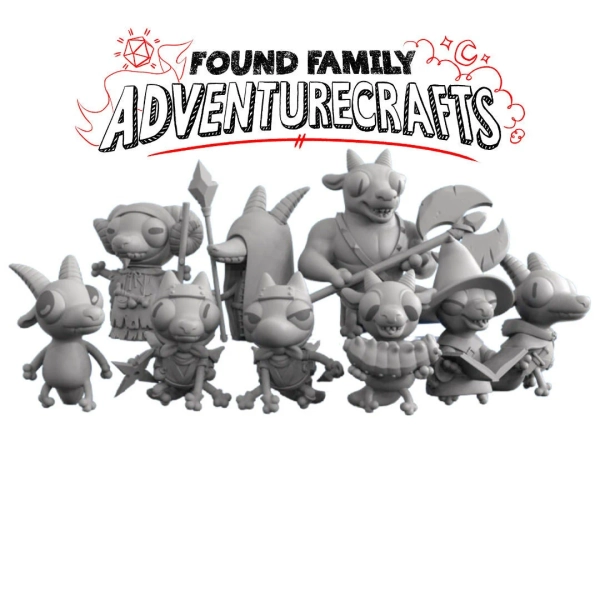 Kobolds Pack 3D Printed TTRPG Miniatures Found Family Adventurecrafts Dungeons & Dragons Figures - Etsy