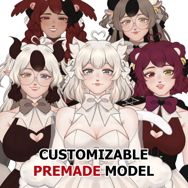 V.1 Customizable Premade Model by may (@maygebee)