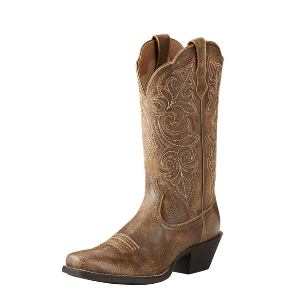 Round Up Square Toe Western Boot