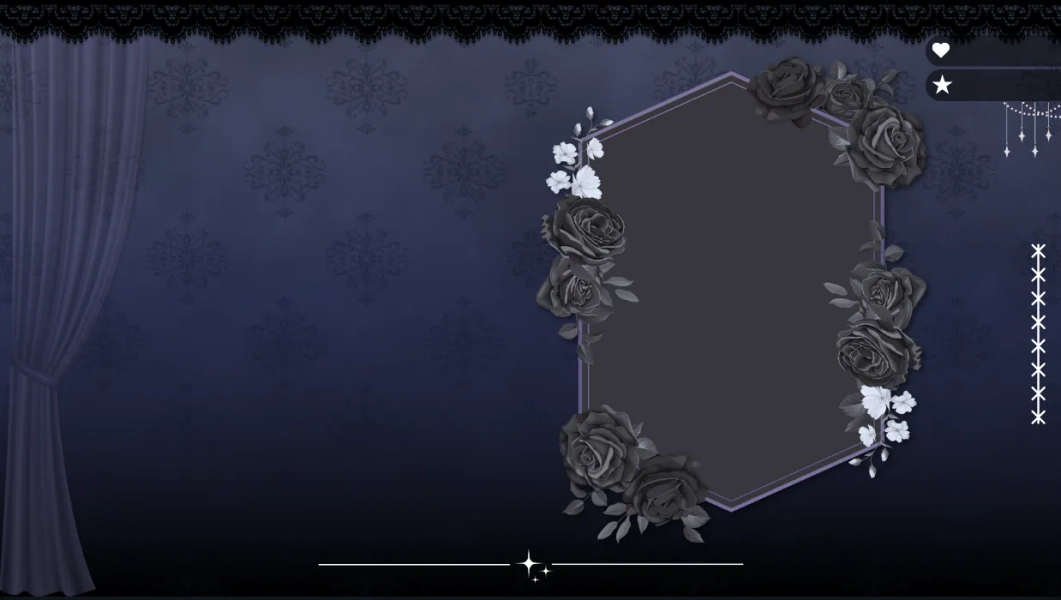 Victorian Goth Overlay (Chat+Gaming) by Eira (@eiratuber)