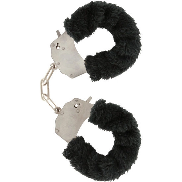 TOYJOY - FURRY FUN CUFFS BONDAGE BLACK