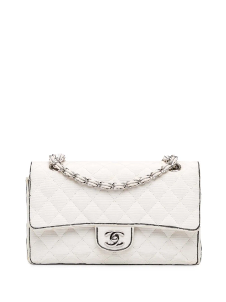 2014 Medium Classic Printed Grosgrain Double Flap shoulder bag | One Size