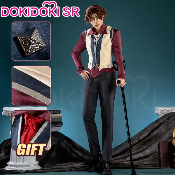 【Size S-3XL】DokiDoki-SR Game Cosplay Costume Male Suit