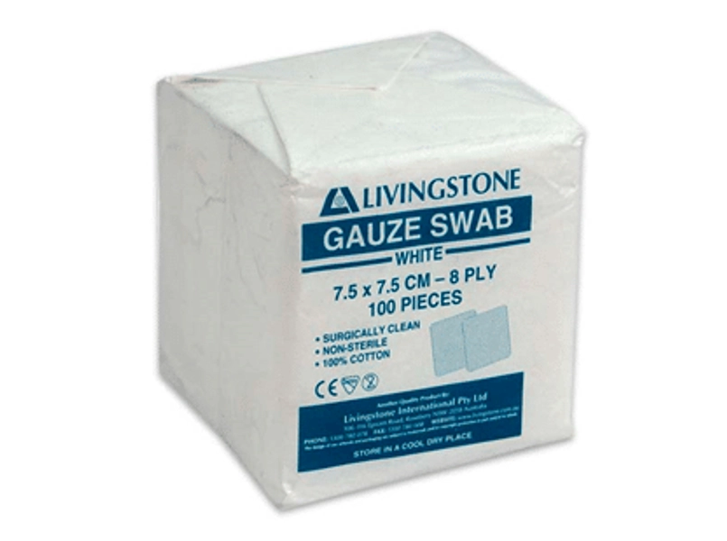 Gauze Swabs, 7.5 x 7.5 cm | N & W Livestock