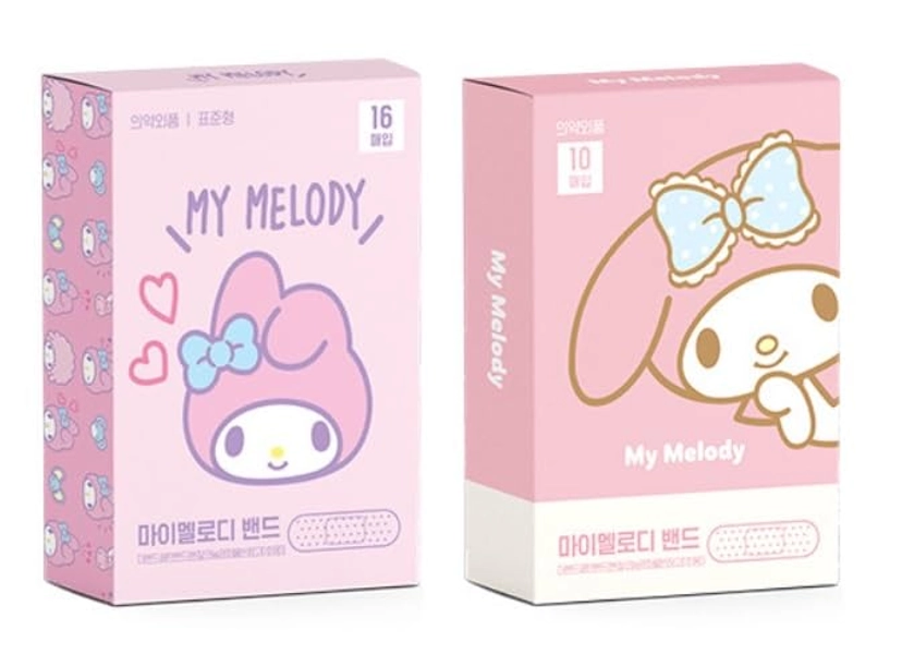 2Pack, Cute Kitty Friends Adhesive Bandages 10 Count, 16 Count Each Type, 26 Count Total, First Aid Bandages with Cute Designs (Pink)