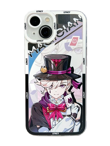 Fontaine Genshin Impact Phone Case Neuvillette Furina Wriothesley Navia Lyney Lynette Arlecchino - Lyney