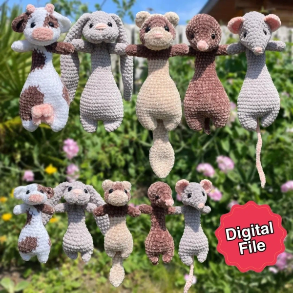 Floppy Animals Crochet Pattern Bundle