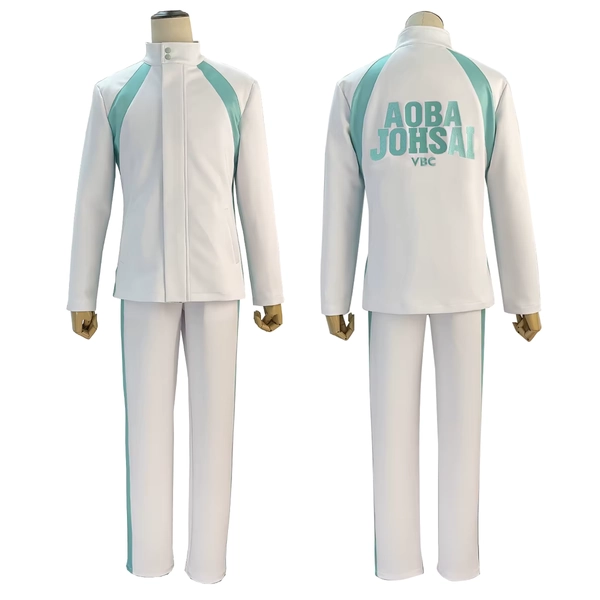HOLOUN Haiky Anime Aobajohsai High School Uniform Oikawa Tooru Cosplay Costume Wig Embroidery Full-Zip Tracksuit Daily Wear - AliExpress 200000532