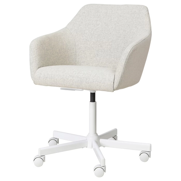 TOSSBERG / MALSKÄR Swivel chair - Gunnared beige/white