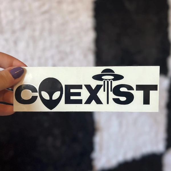 Coexist  Car Decal