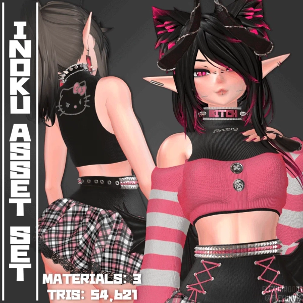 [Multi Base] Inoku Asset Set by flexuh on Jinxxy