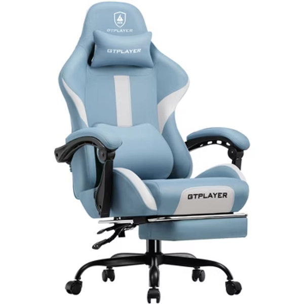 GTPLAYER Ergonomic Gaming Chair with Footrest