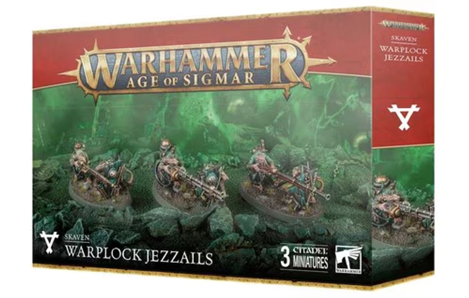 Figur Age of Sigmar Skaven Warpstein-Jezzails
